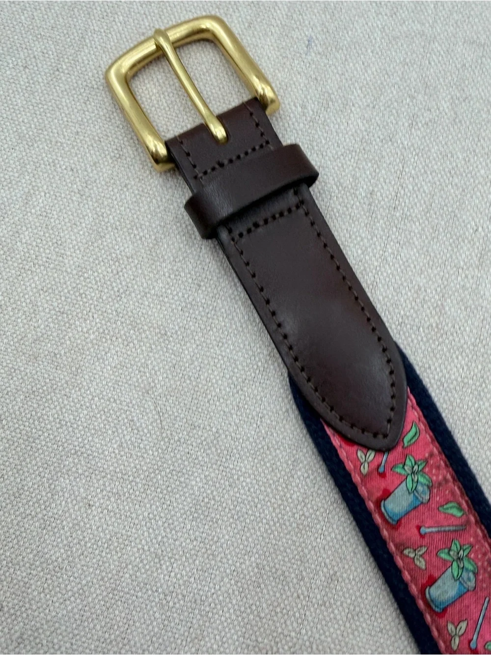Vineyard Vines Kentucky Derby Mint Julep Belt